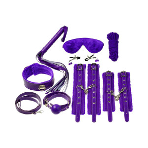 Ple'sur 12-Piece Everything Bondage Kit, Purple Ple'sur 12-Piece Everything Bondage Kit, Purple