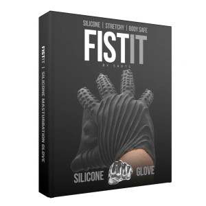 Fist It Silicone Masturbation Glove, Black Fist It Silicone Masturbation Glove, Black