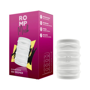 ROMP Mosh Compact Reversible Manual Stroker, Clear ROMP Mosh Compact Reversible Manual Stroker, Clear