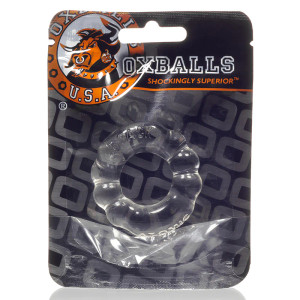 OxBalls 6-Pack Cock Ring, 0.875 Inch, Clear OxBalls 6-Pack Cock Ring, 0.875 Inch, Clear
