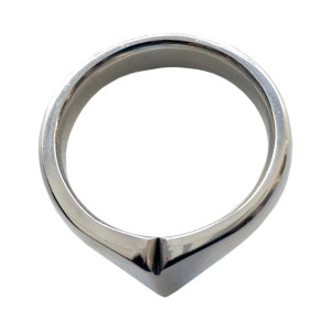 Rouge Stainless Steel Taj Cock Ring, 1.25 Inch