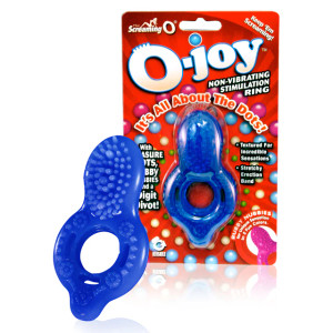Screaming O O-joy Cock Ring, Blue Screaming O O-joy Cock Ring, Blue