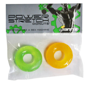 SI Power Stretch Donuts 2-Pack, Orange & Green SI Power Stretch Donuts 2-Pack, Orange & Green