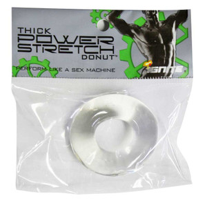SI Thick Power Stretch Donut, Clear SI Thick Power Stretch Donut, Clear