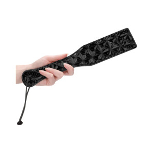Ouch! Luxury Diamond-Patterned Paddle, Black Ouch! Luxury Diamond-Patterned Paddle, Black