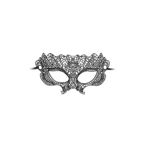 Ouch! Black & White Princess Lace Eye Mask, Black Ouch! Black & White Princess Lace Eye Mask, Black