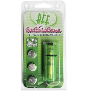 SI Novelties BFF Waterproof Vibrating Bullet, Green SI Novelties BFF Waterproof Vibrating Bullet, Green