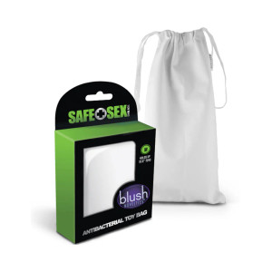 Blush Safe Sex Antibacterial Toy Bag, Medium Blush Safe Sex Antibacterial Toy Bag, Medium
