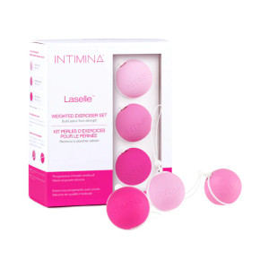 Lelo INTIMINA Laselle Weighted Pelvic Exercise Kegel Balls Set Lelo INTIMINA Laselle Weighted Pelvic Exercise Kegel Balls Set