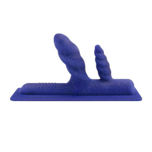 The Unicorn Two-Nicorn Textured Double Penetration Silicone Attachment The Unicorn Two-Nicorn Textured Double Penetration Silicone Attachment