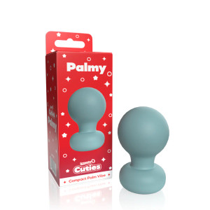 Screaming O Cuties Palmy Palm Vibrator, Powder Blue Screaming O Cuties Palmy Palm Vibrator, Powder Blue