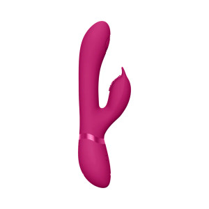 VIVE AIMI Rechargeable Swinging Pulse-Wave Silicone Rabbit Vibrator, Pink VIVE AIMI Rechargeable Swinging Pulse-Wave Silicone Rabbit Vibrator, Pink