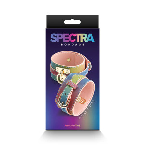 NS Novelties Spectra Bondage Ankle Cuffs, Rainbow NS Novelties Spectra Bondage Ankle Cuffs, Rainbow
