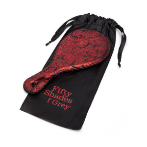 Fifty Shades of Grey Sweet Anticipation Faux Leather Round Paddle, Red Fifty Shades of Grey Sweet Anticipation Faux Leather Round Paddle, Red