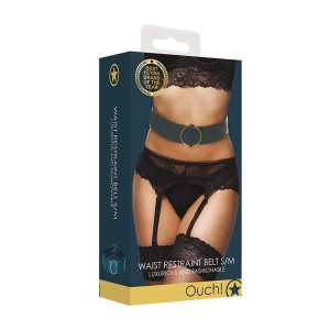 Ouch! Halo Ringed Waist Restraint Belt, Green, Small/Medium Ouch! Halo Ringed Waist Restraint Belt, Green, Small/Medium
