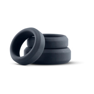 Boners 3-Piece Cock Ring Set Boners 3-Piece Cock Ring Set