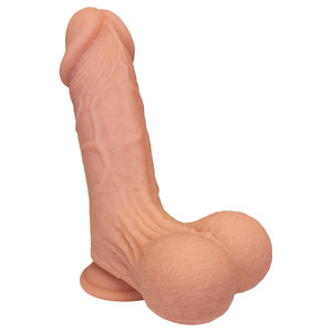 The Stuntman by FUKENA - Realistic Dual Density Silicone Dildo, 6.0 Inch Insertable, 2.15 Inch Max Width, Light Skin