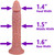 The Perfectionist by FUKENA - Realistic Dual Density Silicone Dildo, 8.5 Inch Insertable, 1.6 Inch Max Width, Light Skin