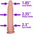 The Weatherman by FUKENA - Realistic Dual Density Silicone Dildo, 10.0 Inch Insertable, 2.35 Inch Max Width, Light Skin
