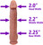 The Stargazer by FUKENA - Realistic Dual Density Silicone Dildo, 10.0 Inch Insertable, 2.25 Inch Max Width, Light Skin