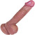 EFFWELL State Senator Dildo, 5" Insertable Length x 4.2" Girth (1.35" Diameter), Extra Thin Ultra Realistic Platinum Cured Dual Density Silicone with Balls & Strong Suction Cup
