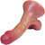 EFFWELL Happy Camper Dildo, 5.5" Insertable Length x 4.75" Girth (1.7" Diameter), Ultra Realistic Platinum Cured Dual Density Silicone with Fully Formed Balls & Strong Suction Cup