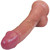 EFFWELL Lottery Winner Dildo, 6.5" Insertable Length x 5" Girth (1.6" Diameter), Ultra Realistic Platinum Cured Dual Density Silicone with Balls & Strong Suction Cup