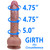 EFFWELL Lottery Winner Dildo, 6.5" Insertable Length x 5" Girth (1.6" Diameter), Ultra Realistic Platinum Cured Dual Density Silicone with Balls & Strong Suction Cup