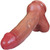 EFFWELL Fortune Teller Dildo, 6.5" Insertable Length x 7.2" Girth (2.2" Diameter), Ultra Realistic Platinum Cured Dual Density Silicone with Movable Balls & Strong Suction Cup