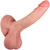 EFFWELL Skinny Dipper Dildo, 7" Insertable Length x 6.5" Girth (2.2" Diameter), Ultra Realistic Platinum Cured Dual Density Silicone with Fully Formed Movable Balls & Strong Suction Cup