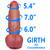 EFFWELL Scuba Diver Dildo, 7" Insertable Length x 7" Girth (2.25" Diameter), Ultra Realistic Platinum Cured Dual Density Silicone with Balls & Strong Suction Cup