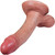 EFFWELL Delivery Man Dildo, 8.5" Insertable Length x 6.5" Girth (2" Diameter), Ultra Realistic Platinum Cured Dual Density Silicone with Fully Formed Movable Balls & Strong Suction Cup