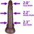 The Architect by FUKENA - Posable Realistic Dual Density Silicone Dildo with Balls & Suction Cup, 10.0 Inch Insertable, 2.3 Inch Max Width, Dark Skin
