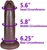 The Introvert by FUKENA - Posable Realistic Dual Density Silicone Dildo with Balls & Suction Cup, 6.75 Inch Insertable, 1.9 Inch Max Width, Dark Skin
