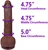 The Locksmith by FUKENA - Posable Realistic Dual Density Silicone Dildo with Balls & Suction Cup, 6.5 Inch Insertable, 1.6 Inch Max Width, Dark Skin