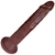 The Perfectionist by FUKENA - Realistic Dual Density Silicone Dildo with Balls & Suction Cup, 8.5 Inch Insertable, 1.6 Inch Max Width, Dark Skin