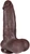 The Plumber by FUKENA - Realistic Dual Density Silicone Dildo with Balls & Suction Cup, 6.5 Inch Insertable, 2.2 Inch Max Width, Dark Skin