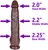 The Stargazer by FUKENA - Realistic Dual Density Silicone Dildo with Balls & Suction Cup, 10.0 Inch Insertable, 2.25 Inch Max Width, Dark Skin