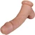 The Acrobat by FUKENA - Realistic Dual Density Silicone Dildo with Balls & Suction Cup, 7.5 Inch Insertable, 2.05 Inch Max Width, Light Skin