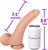 The Acrobat by FUKENA - Realistic Dual Density Silicone Dildo with Balls & Suction Cup, 7.5 Inch Insertable, 2.05 Inch Max Width, Light Skin