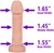 The Brogrammer by FUKENA - Realistic Dual Density Silicone Dildo with Balls & Suction Cup, 6.0 Inch Insertable, 1.65 Inch Max Width, Light Skin