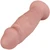 The Drummer by FUKENA - Realistic Dual Density Silicone Dildo with Balls & Suction Cup, 7.75 Inch Insertable, 2.6 Inch Max Width, Light Skin