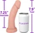 The Hacker by FUKENA - Realistic Dual Density Silicone Dildo with Balls & Suction Cup, 7.25 Inch Insertable, 1.9 Inch Max Width, Light Skin