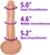 The Magician by FUKENA - Realistic Dual Density Silicone Dildo with Balls & Suction Cup, 7.0 Inch Insertable, 1.65 Inch Max Width, Light Skin