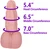 The Marine by FUKENA - Realistic Dual Density Silicone Dildo with Balls & Suction Cup, 6.0 Inch Insertable, 2.4 Inch Max Width, Light Skin