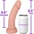 The Savant by FUKENA - Realistic Dual Density Silicone Dildo with Balls & Suction Cup, 8.0 Inch Insertable, 2.1 Inch Max Width, Light Skin
