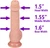 The Wingman by FUKENA - Realistic Dual Density Silicone Dildo with Balls & Suction Cup, 6.0 Inch Insertable, 1.6 Inch Max Width, Light Skin