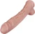 The Baritone by FUKENA - Realistic Dual Density Silicone Dildo with Balls & Suction Cup, 11.0 Inch Insertable, 2.25 Inch Max Width, Light Skin