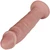 The Optimist by FUKENA - Realistic Dual Density Silicone Dildo with Balls & Suction Cup, 7.0 Inch Insertable, 1.8 Inch Max Width, Light Skin