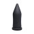 Tantus Inner Band Trainer Large Firm Dildo, 9.0 Inch Insertable, 3.0 Inch Max Width, Onyx